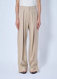 Sportmax Sportmax Women Wide-Leg Pleated Trousers