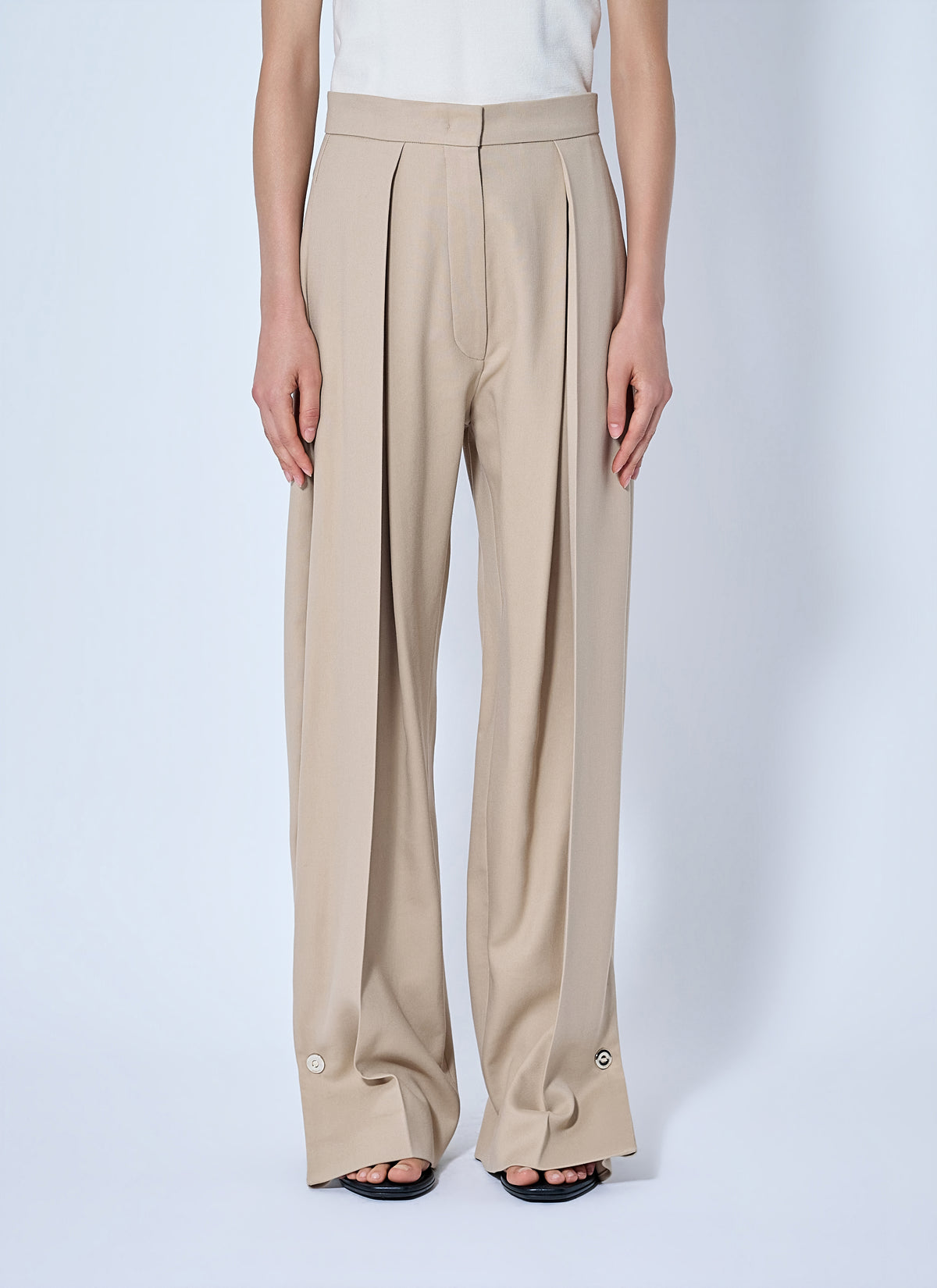 Sportmax Sportmax Women Wide-Leg Pleated Trousers