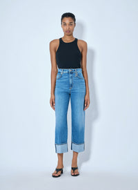 Sportmax Sportmax Women Cropped Wide-Leg Denim Jeans