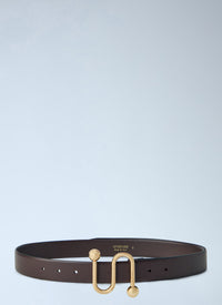 Sportmax Sportmax Women Hook Buckle Leather Belt