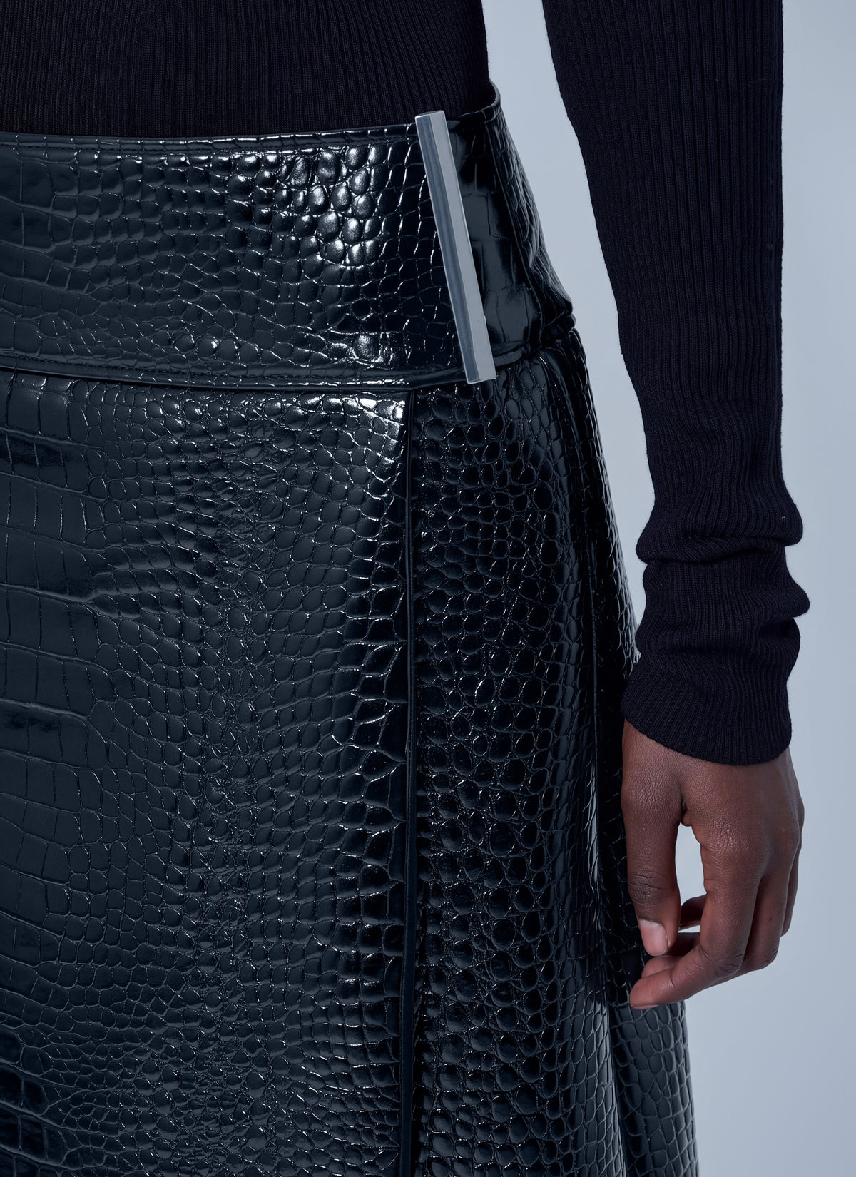 Sportmax Women Aquile Embossed Midi Skirt