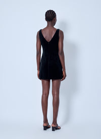 Sportmax Sportmax Women Sleeveless Velvet Mini Dress