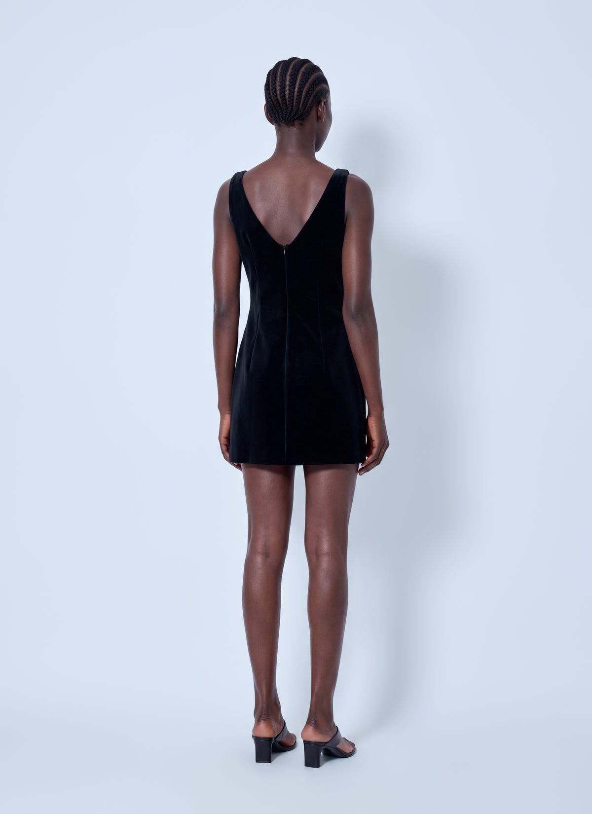 Sportmax Sportmax Women Sleeveless Velvet Mini Dress