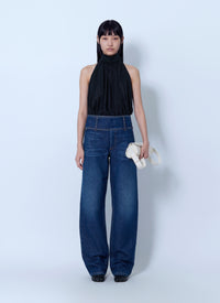 Sportmax Women Wide-Leg Denim Jeans