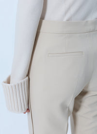 Sportmax Women Tailored Wool Grain-De-Poudre Trousers