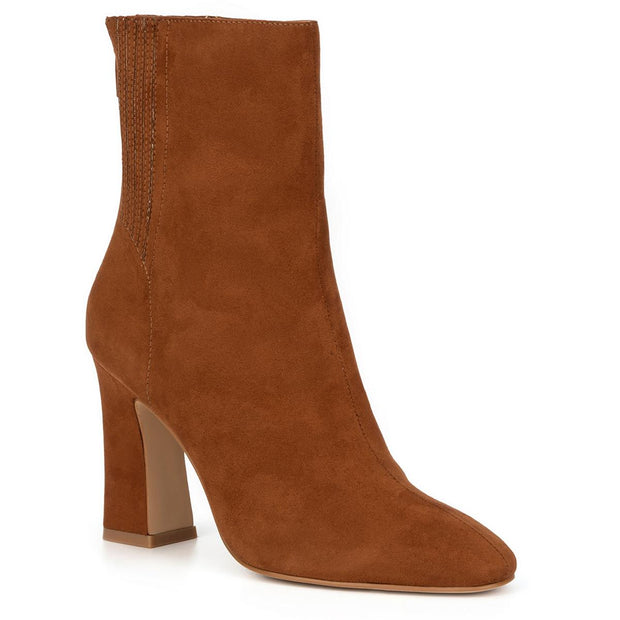 Womens Faux Suede Lined Mid-Calf Boots