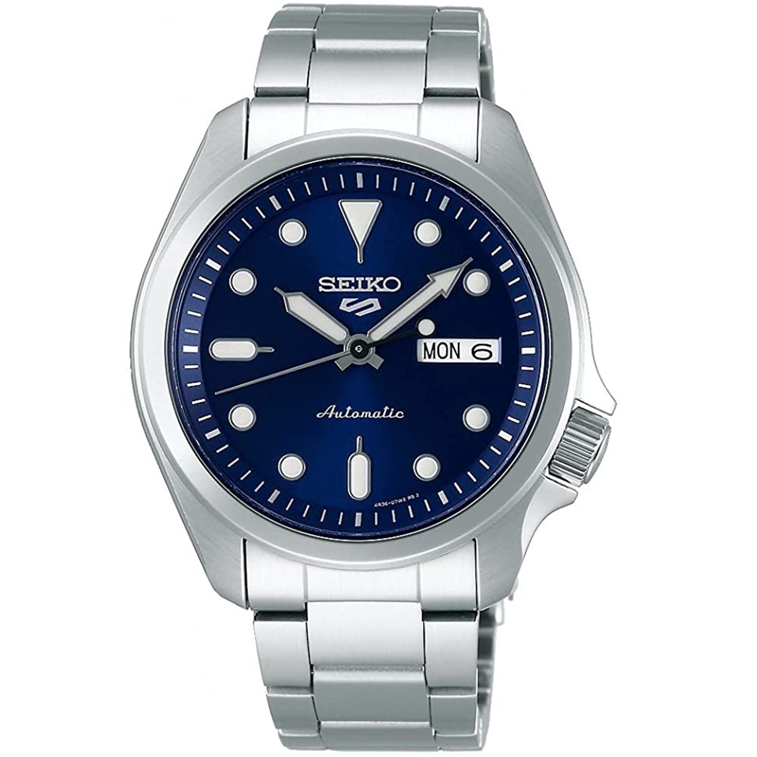 Seiko Men's 5 Sports Blue Dial Watch - SRPE53K1 Blue