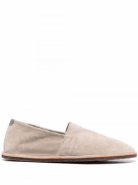 Brunello Cucinelli Men's Round Toe Loafers in Beige 7 Beige