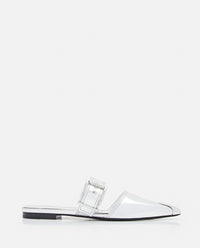 Alexander McQueen Alexander Mcqueen Women Mirror Pointed Open Back Sandals