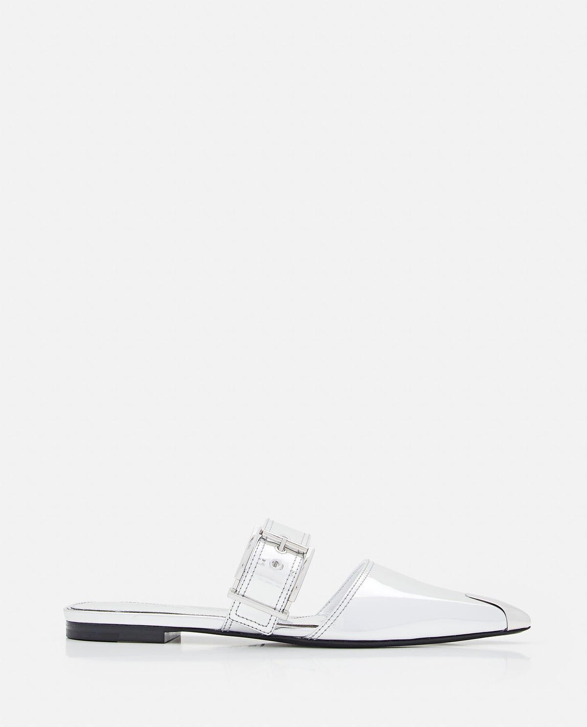 Alexander McQueen Alexander Mcqueen Women Mirror Pointed Open Back Sandals