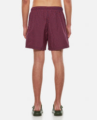 Alexander Mcqueen Men Dots Skull Swimshorts