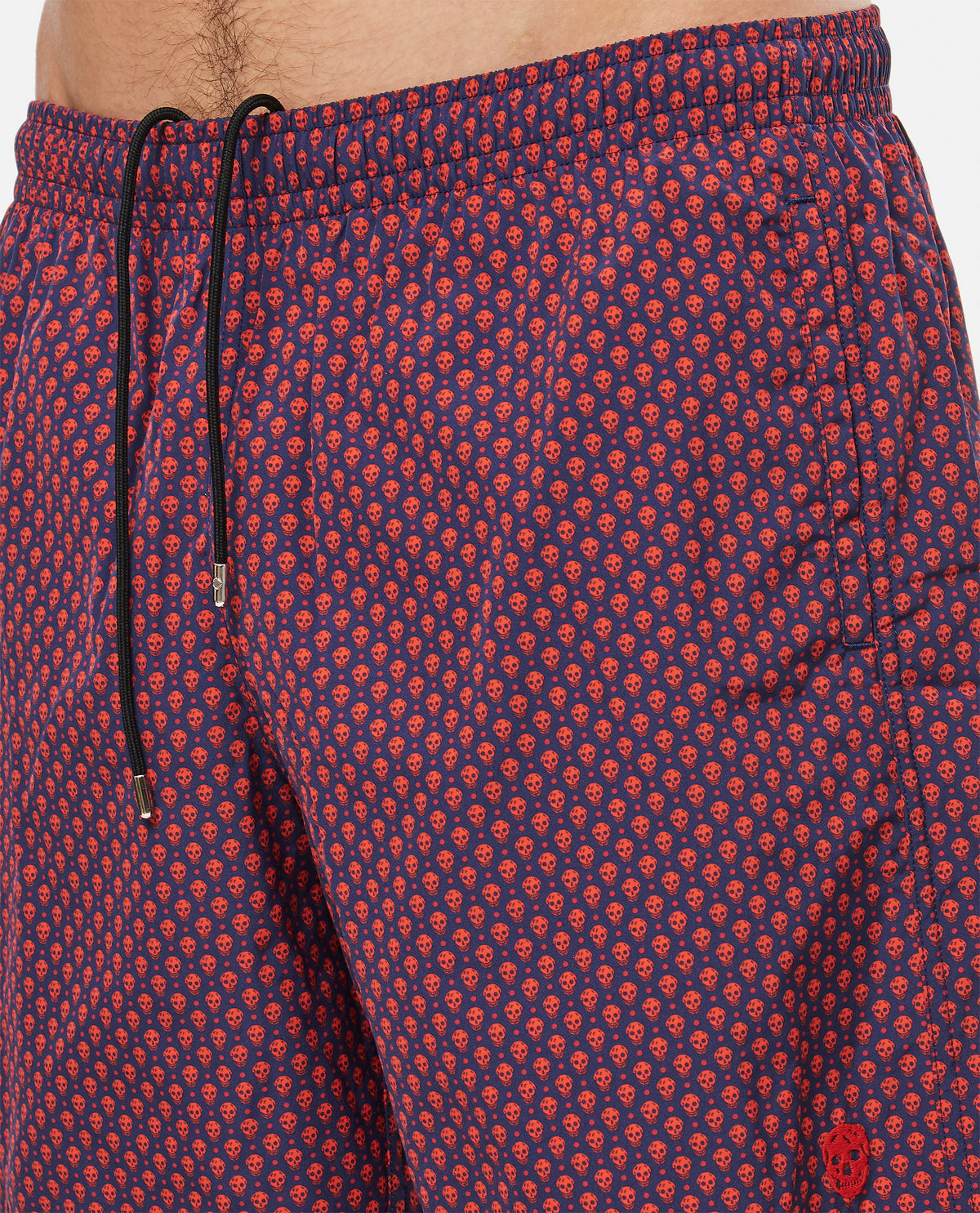 Alexander Mcqueen Men Dots Skull Swimshorts