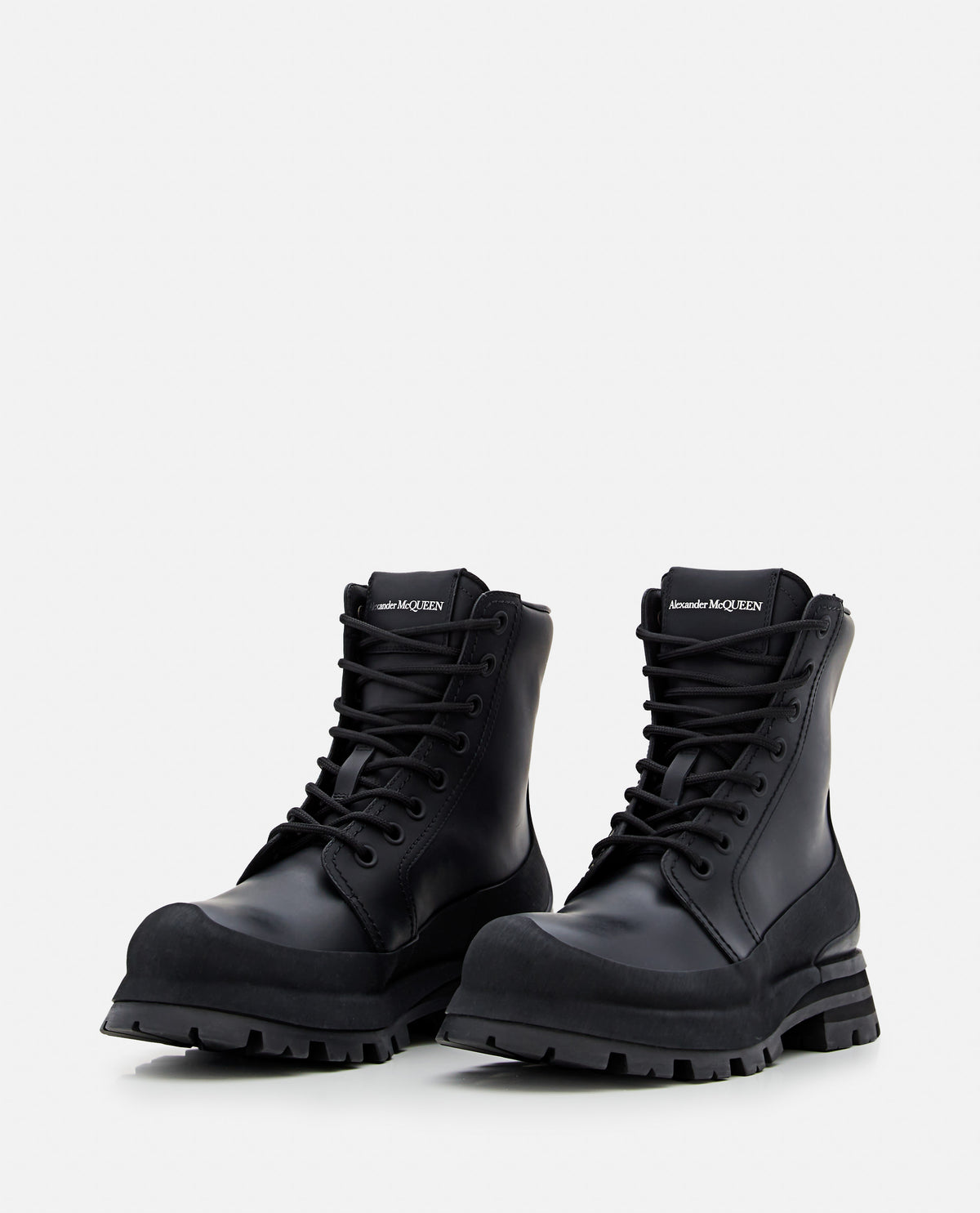 Alexander Mcqueen Men Leather Boots