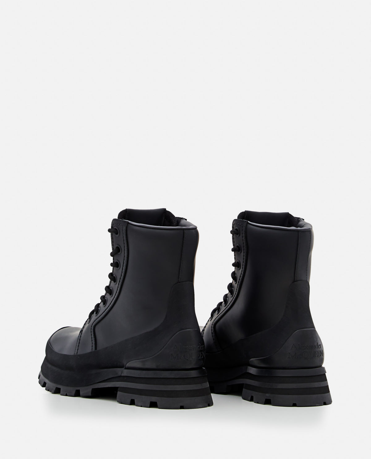 Alexander Mcqueen Men Leather Boots