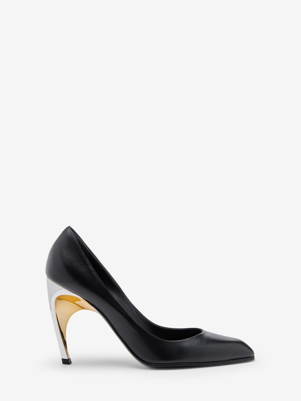 Alexander McQueen Alexander Mcqueen Women Leather Pumps W/Metal Heel
