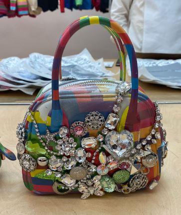Comme Des Garçons Women Small Leather Handbag