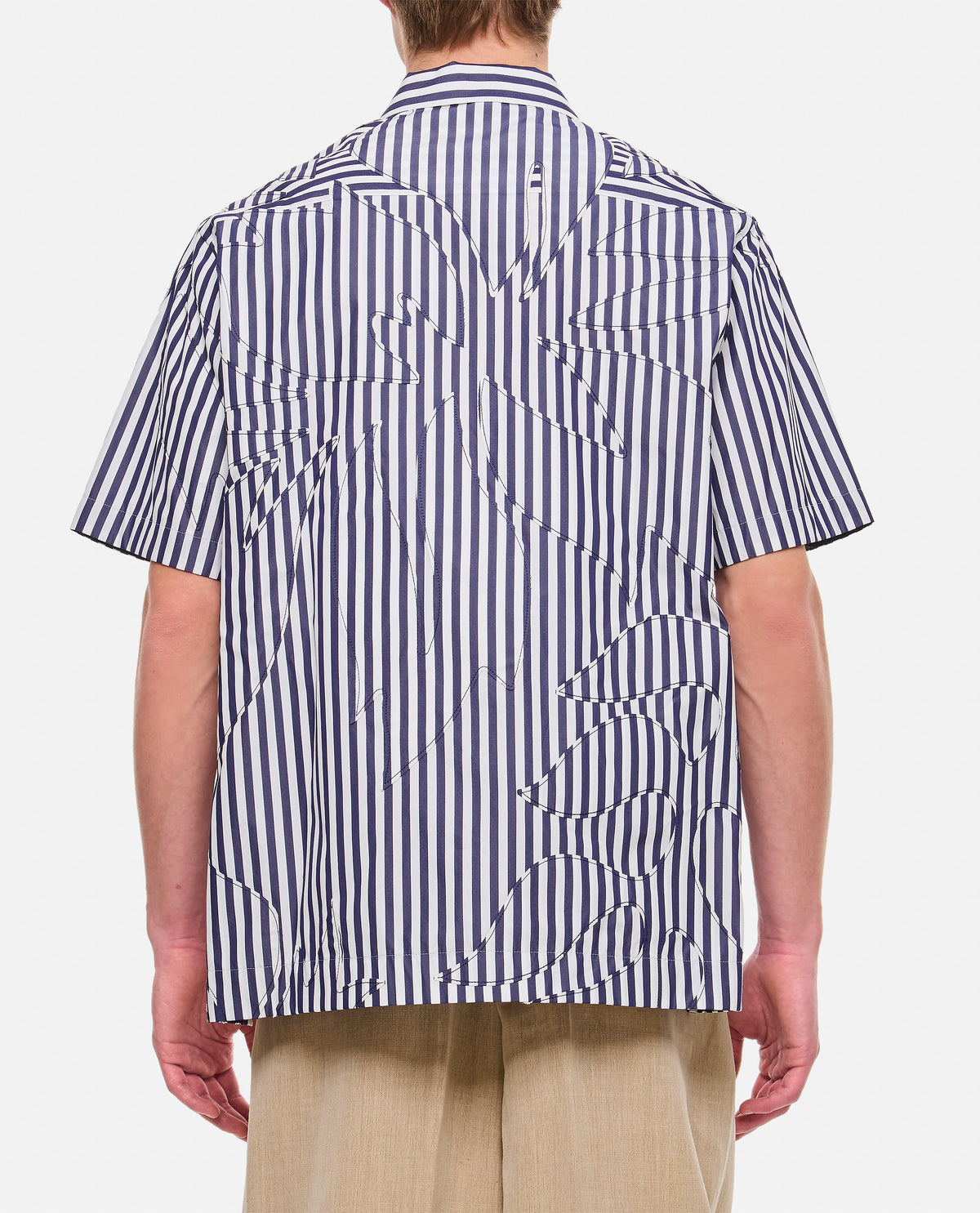 Sacai Men Cotton Poplin Shirt