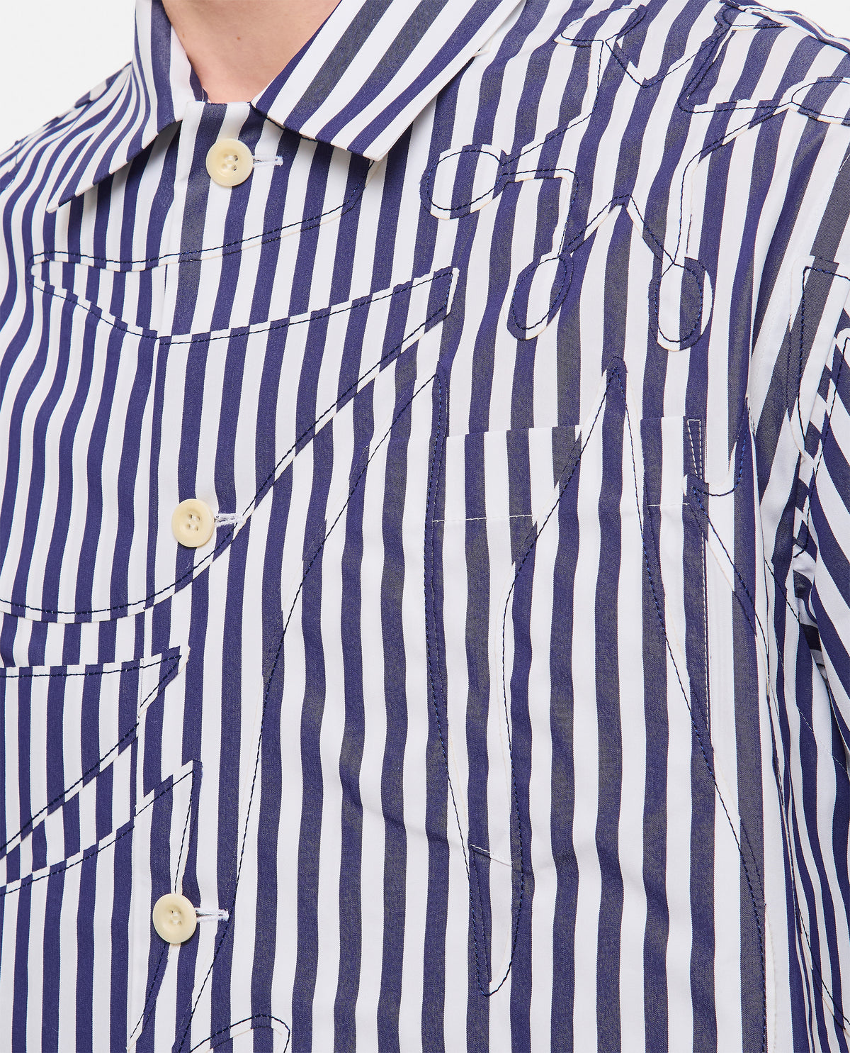 Sacai Men Cotton Poplin Shirt