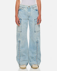 Stella Mccartney Women Front Zip Cargo Denim