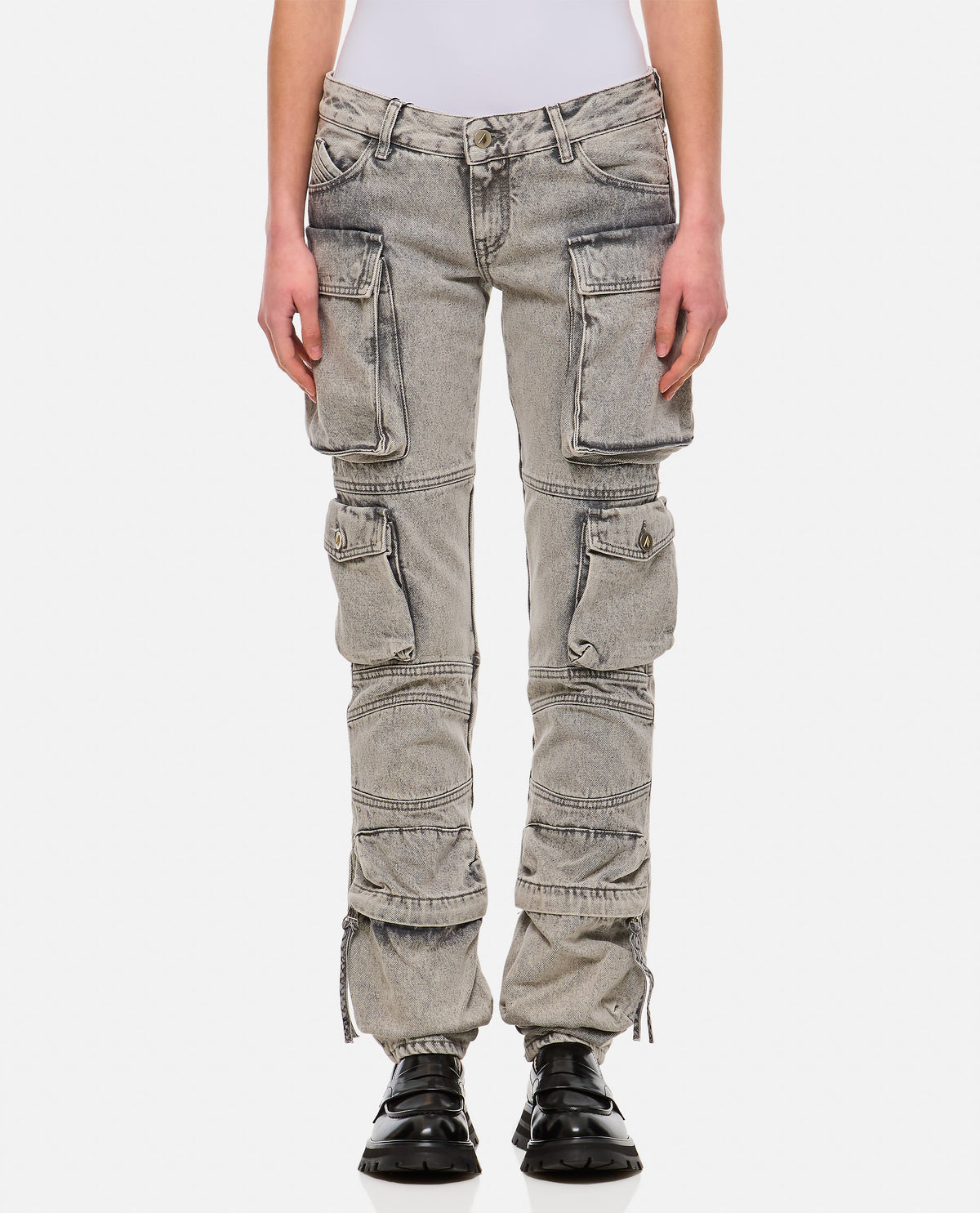 The Attico The Attico Women Essie Denim Cargo Pants