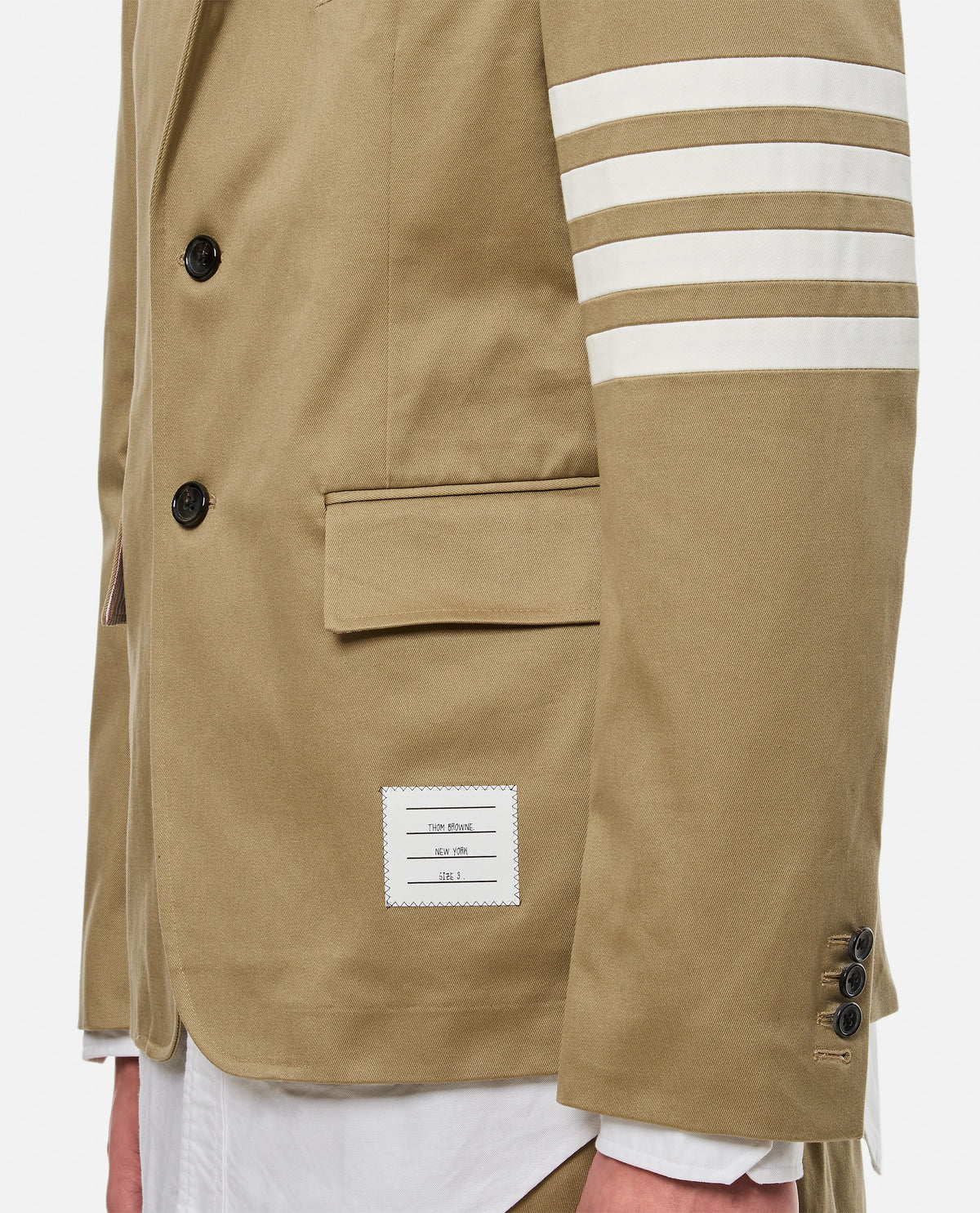 Thom Browne Men Classic Sport Jacket W/ 4 Bar In Cotton Twill