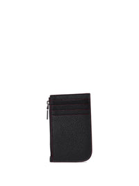 Alexander Mcqueen Women Sling Leather Card Case