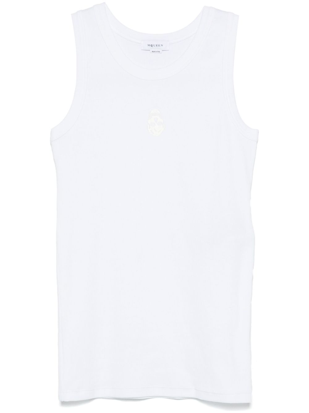Alexander Mcqueen Men Skull Cotton Tank Top