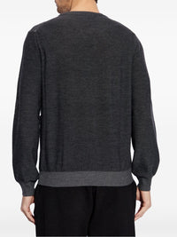 Alexander Mcqueen Men Skull Wool Sweater