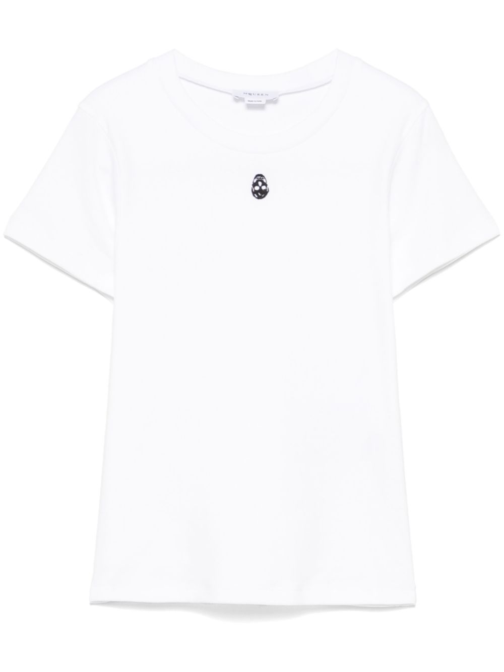 Alexander Mcqueen Women Skull Cotton T-Shirt