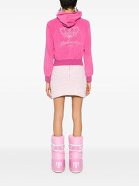 BALENCIAGA Balenciaga Women Velvet Zipped Hoodie