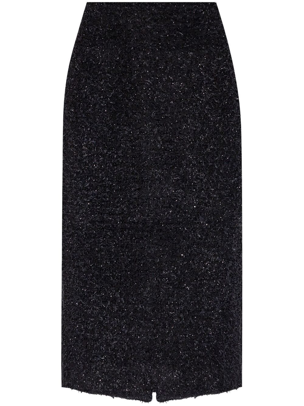 Balenciaga Women Tweed Midi Skirt