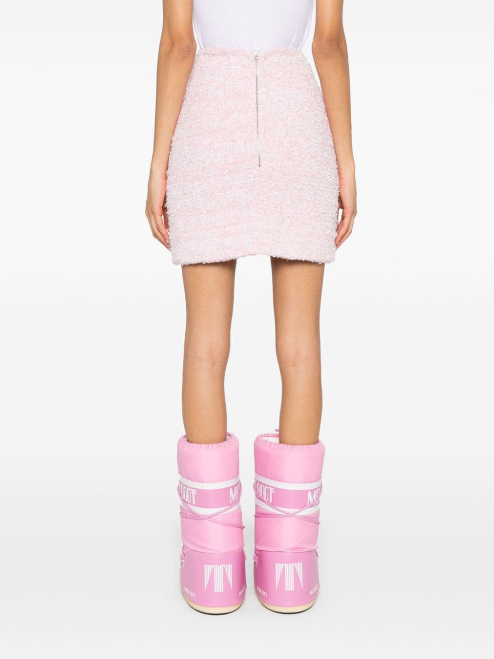 Balenciaga Women Tweed Mini Skirt