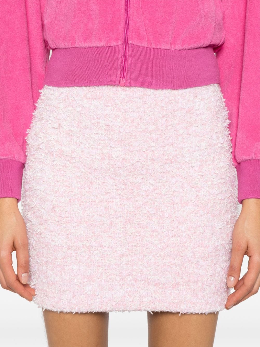 Balenciaga Women Tweed Mini Skirt