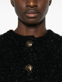 Balenciaga Women Bouclé Cropped Jacket