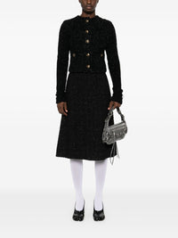 Balenciaga Women Bouclé Cropped Jacket