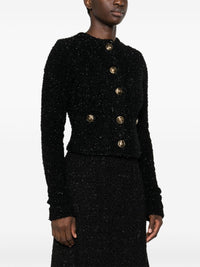 Balenciaga Women Bouclé Cropped Jacket