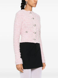 Balenciaga Women Bouclé Cropped Jacket