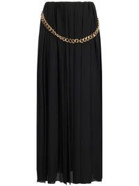Balenciaga Women Chain Embellished Pleated Skirt