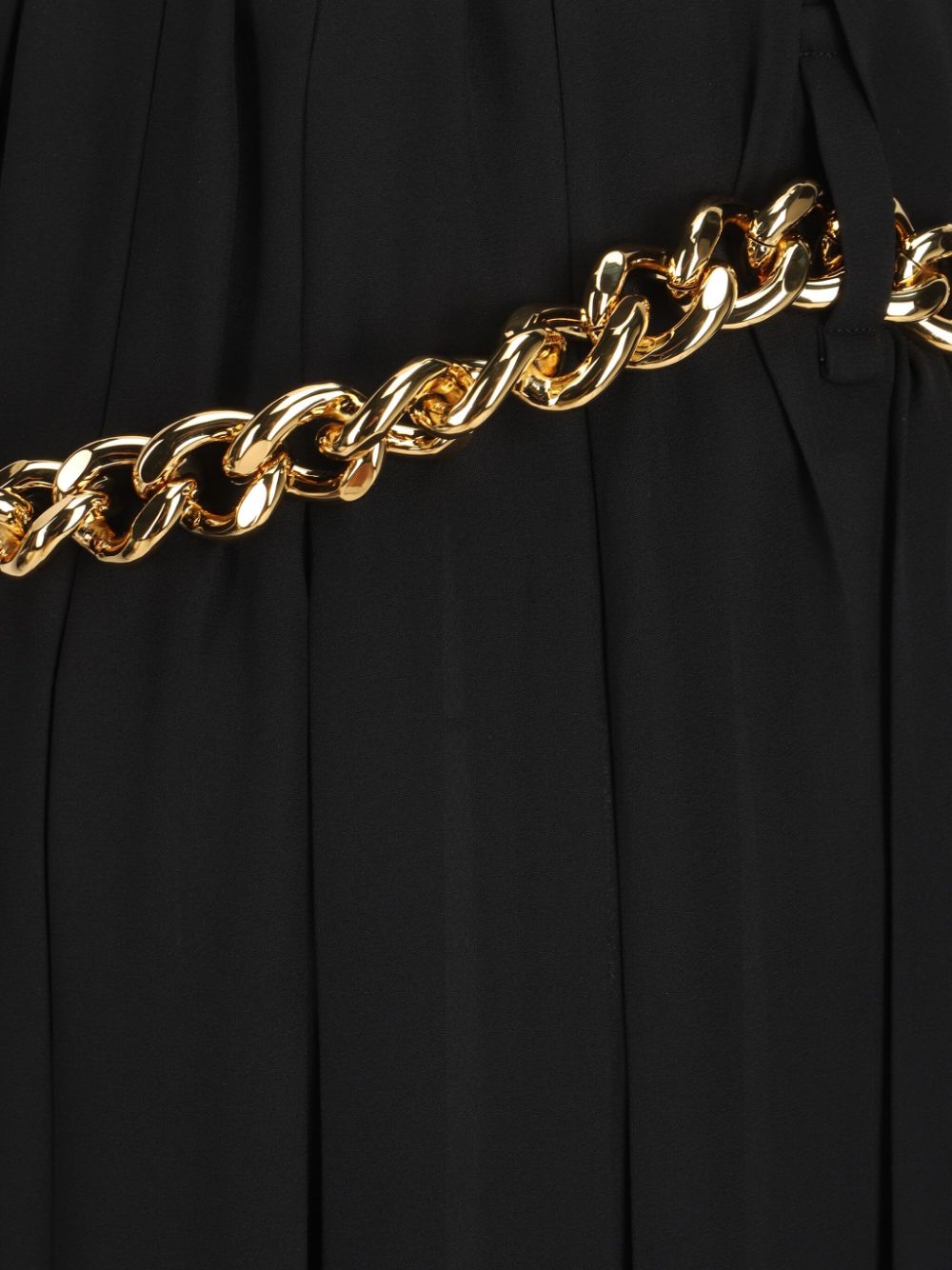 Balenciaga Women Chain Embellished Pleated Skirt