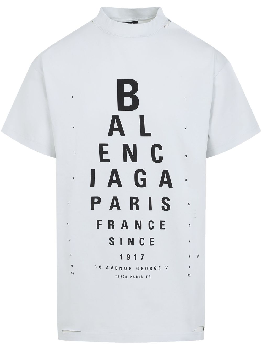 Balenciaga Women Optical Cotton T-Shirt