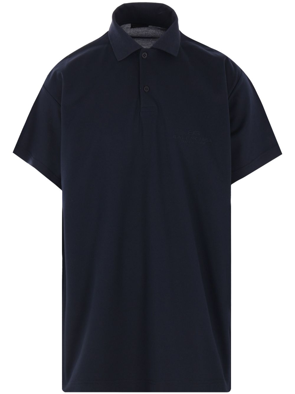 BALENCIAGA Balenciaga Men Interwined Cotton Polo Shirt