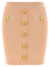 Balmain Women Knitted Mini Skirt