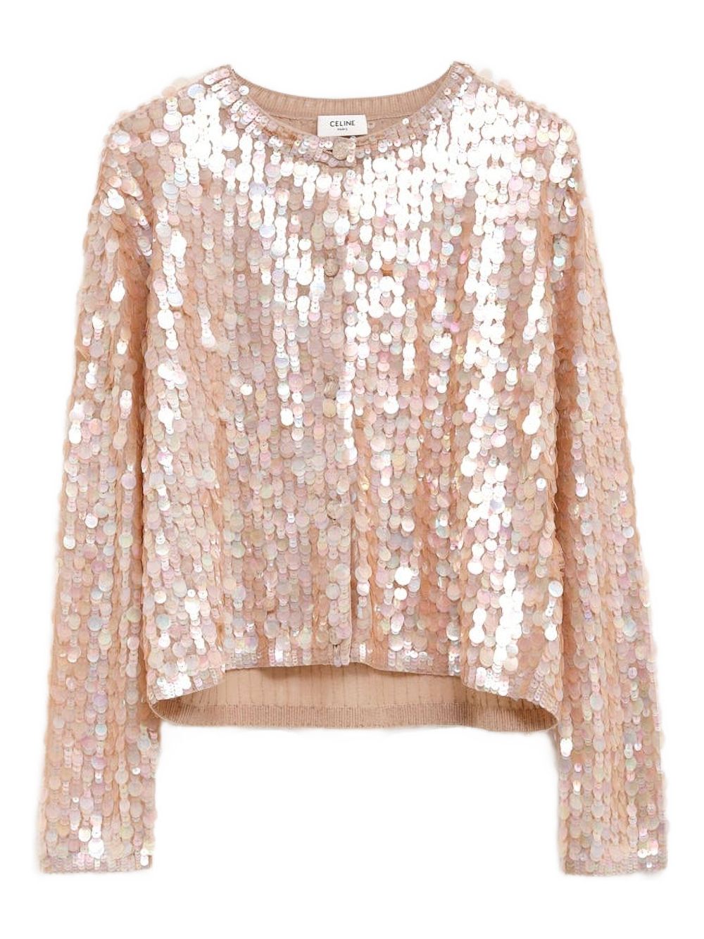 Celine Women Embroidered Silk Cardigan