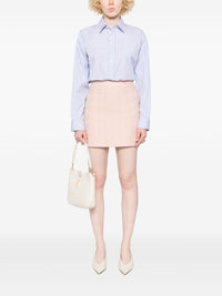 Celine Women Wool Mini Skirt