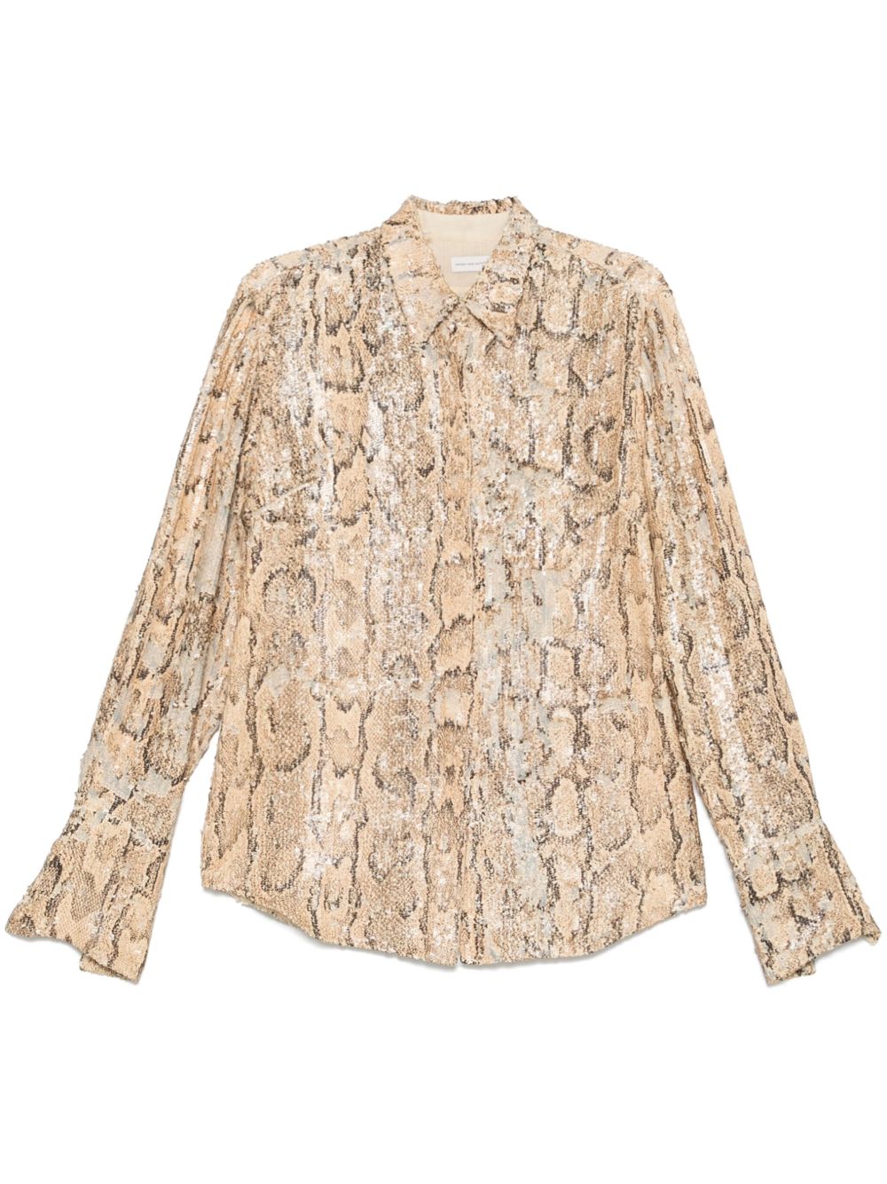 Dries Van Noten Women Celina Sequined Shirt