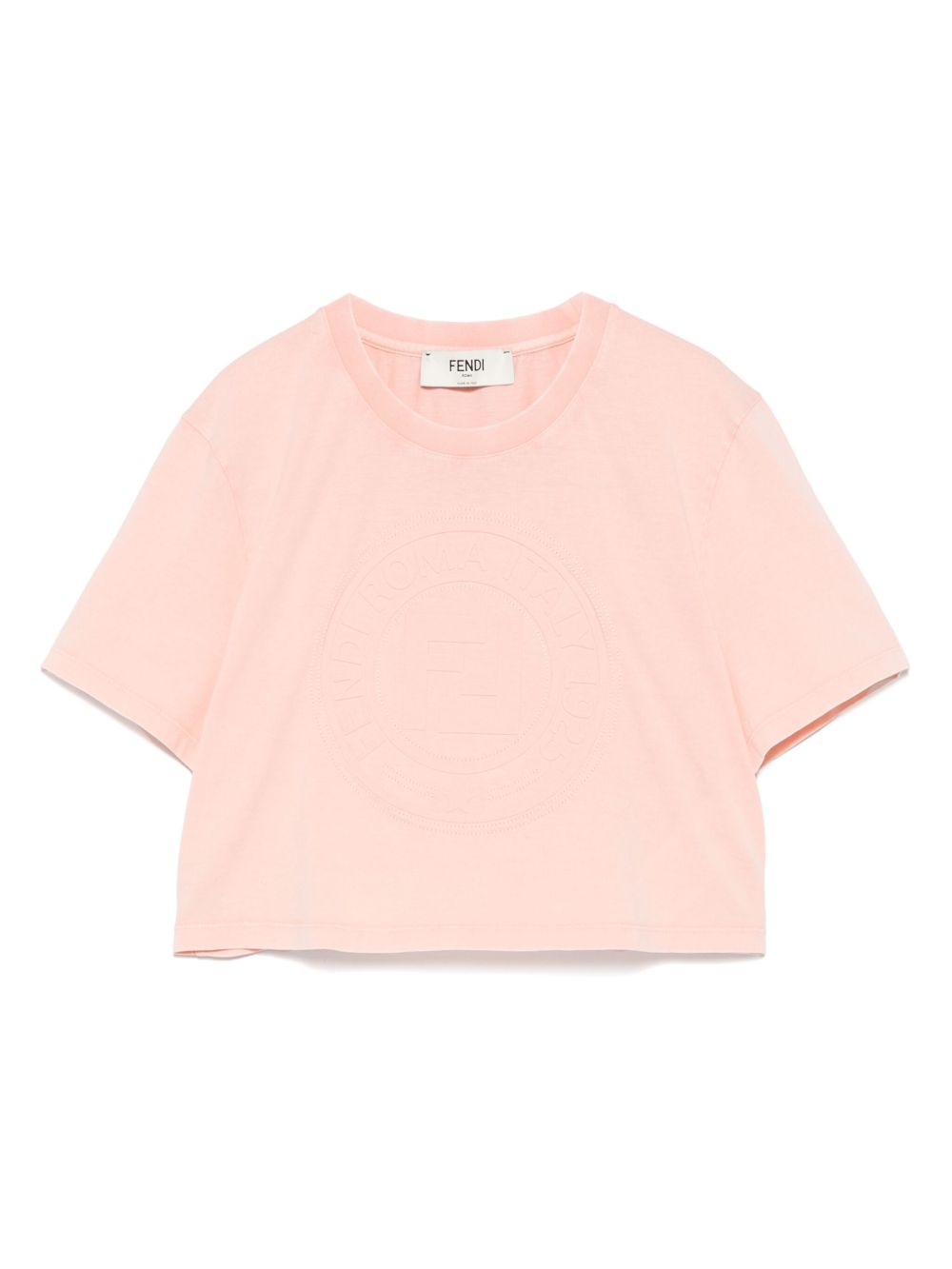 FENDI Fendi Women Logo Cotton T-Shirt