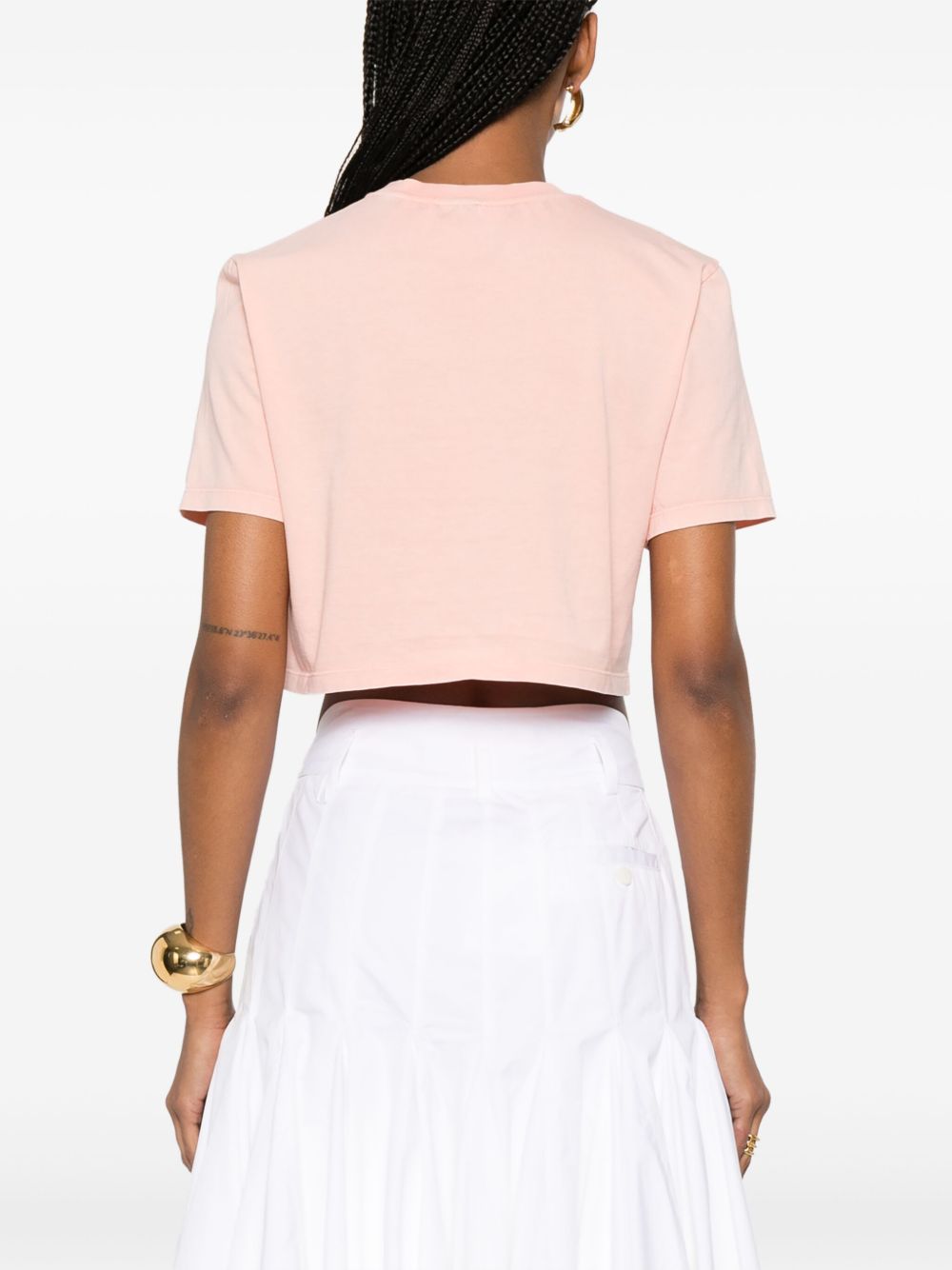FENDI Fendi Women Logo Cotton T-Shirt