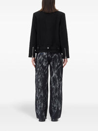 GANNI Ganni Women Boucle Wool Biker Jacket