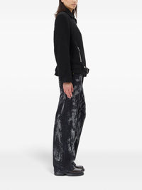 GANNI Ganni Women Boucle Wool Biker Jacket