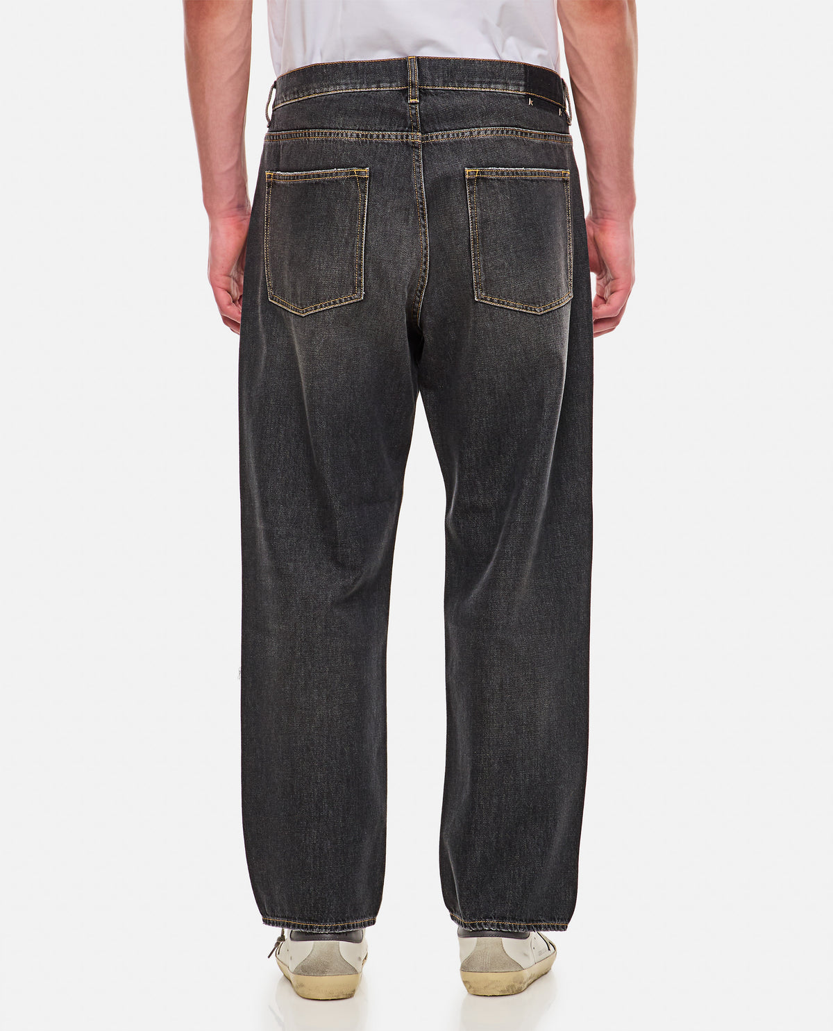 Golden Goose Golden Goose Men Golden M's Pant Cory Loose Skate Medium Washed Denim